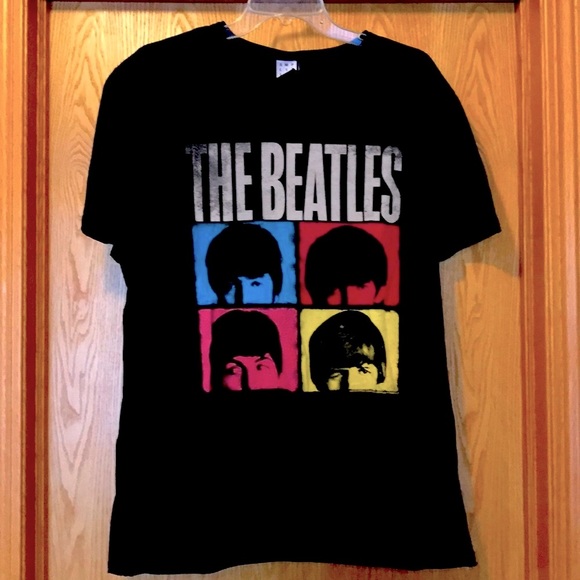 Amplified Tops - Beatles LONDON soft cotton concert T-shirt L from Notting Hill tee store EUC